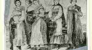 Arrival of Casket Girls