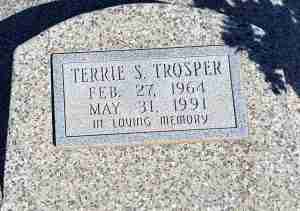 Terrie Trosper headstone